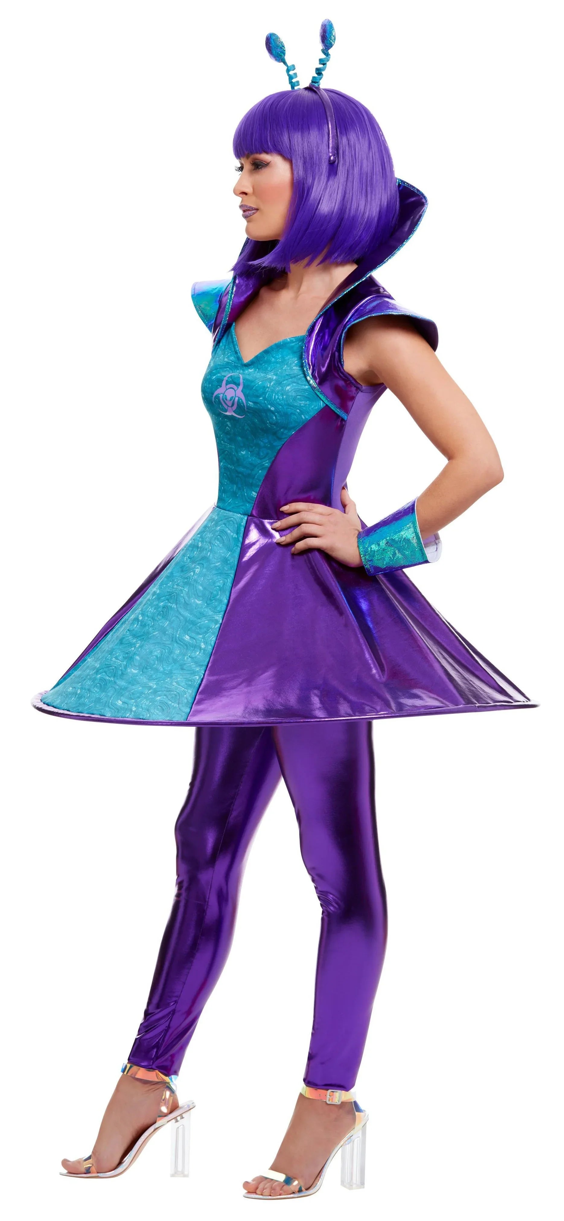 Disfraz de Extraterrestre Espacial para Mujer Extraterrestres Smiffys